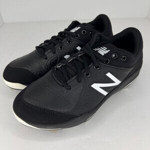 NB Black L3000SK5 Metal Lace Up Mens Size 5.5 Baseball Cleats